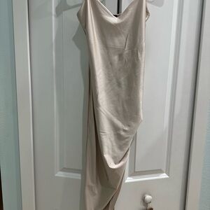 Windsor Champagne one leg Dress